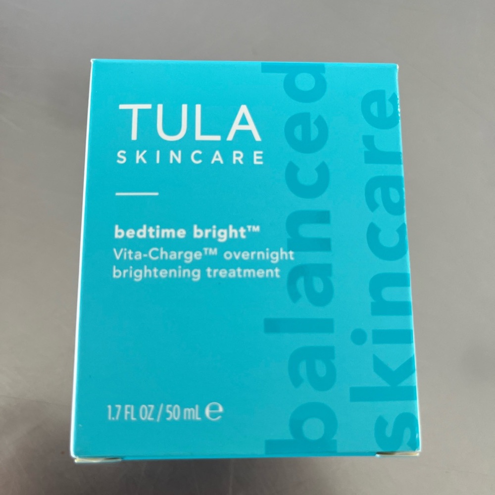TULA Skincare Bedtime Bright Vita-Charge Overnight Brightening Treatment